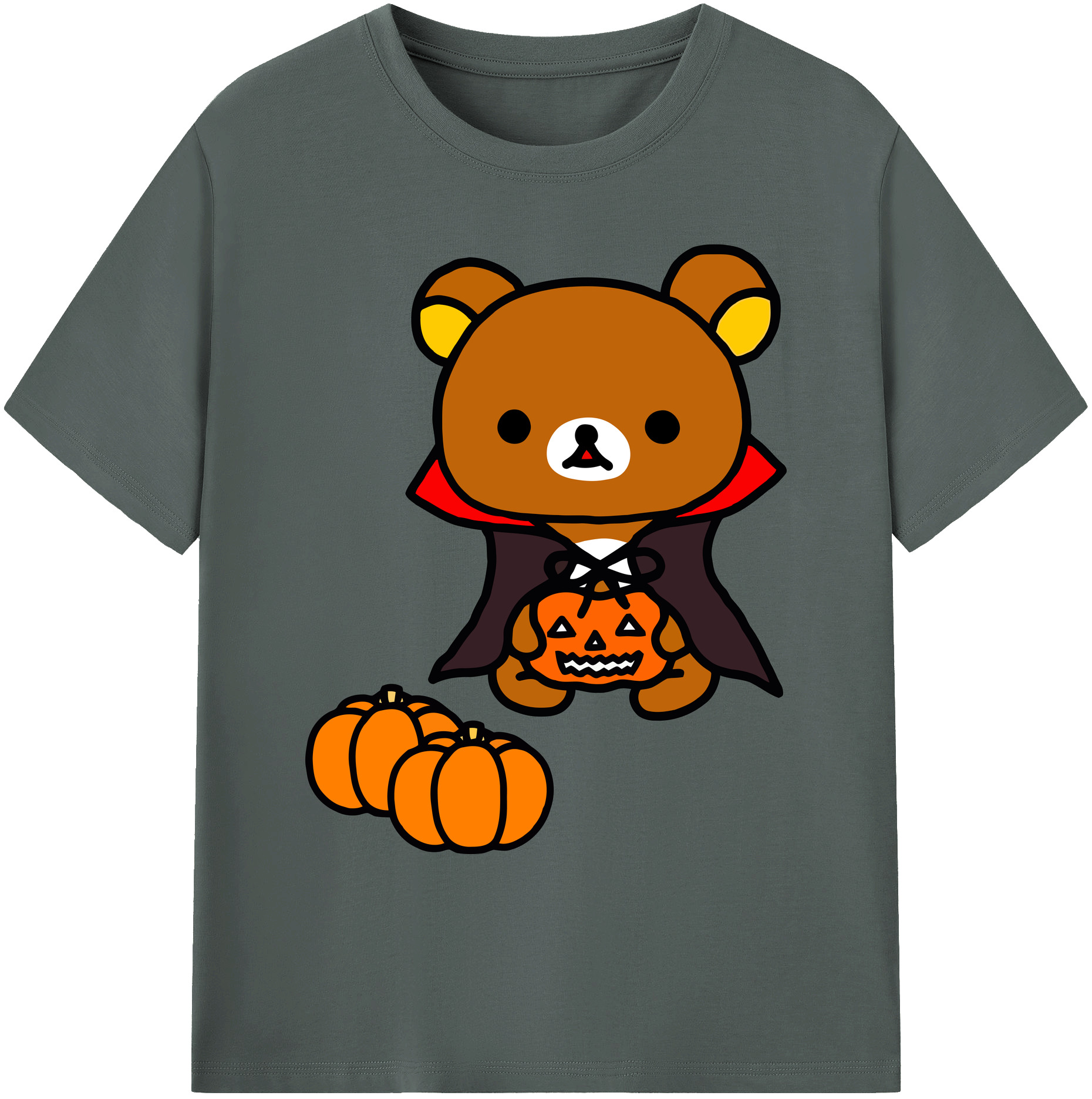 （画像用） リラックマ リラックマ キイロイトリ Rilakkuma Korilakkuma Kiiroitori 綿100％ メンズ半袖Tシャツ｜肌触りやわらか＆通気性